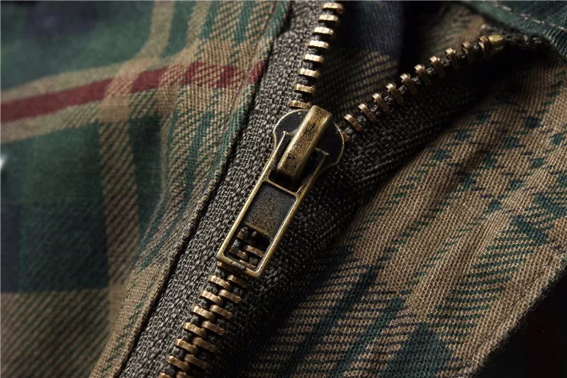 2026 Summer Men Shorts Fashion Plaid Beach Shorts Mens Casual Shorts Military Short Pants Male Bermuda Cargo Overalls No belt