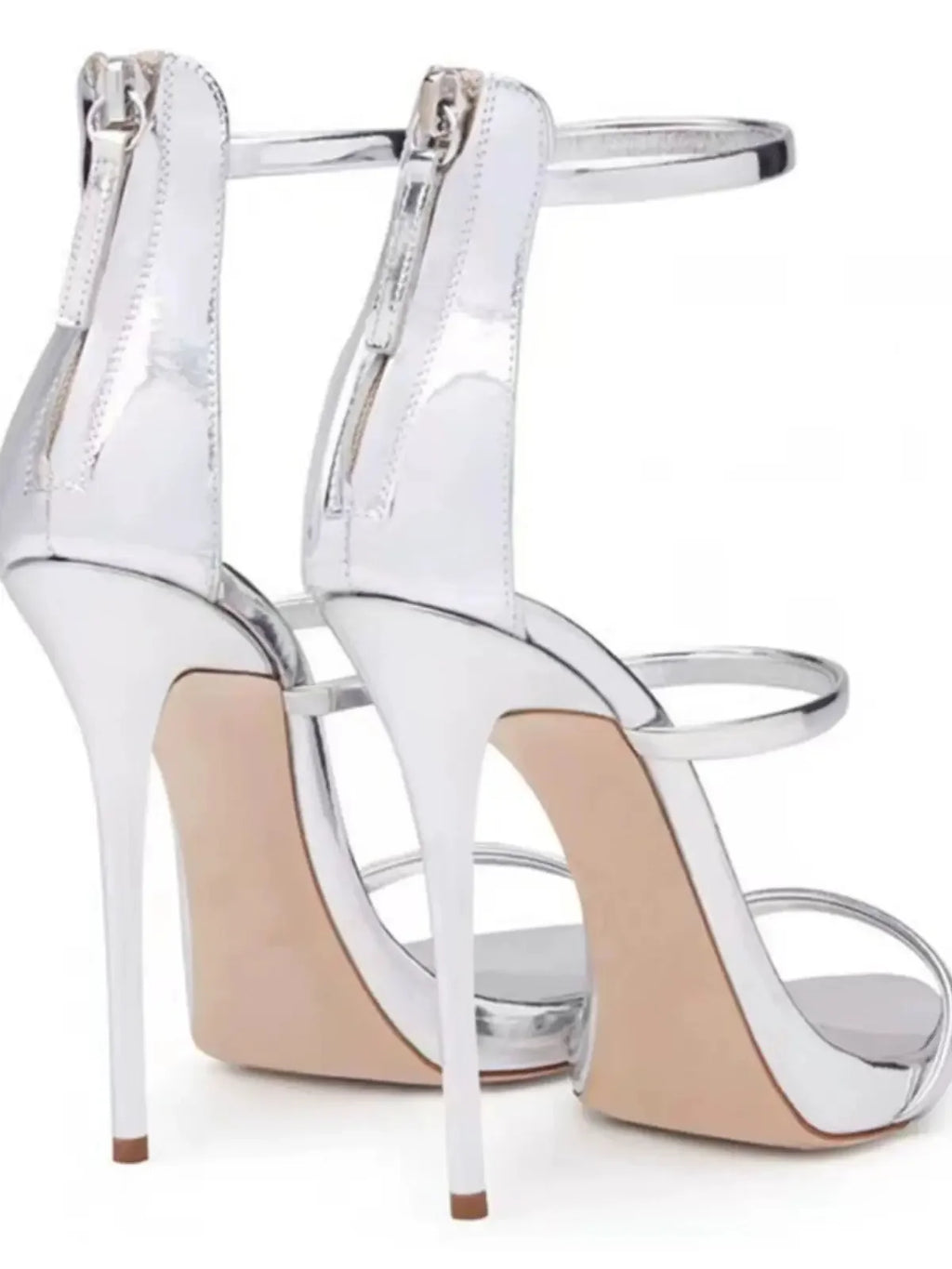 Fashion Women Shoes 2024 New High Heels Women's Slim Heels Summer Sexy Walk Hentian High Line Black High Heel Sandals