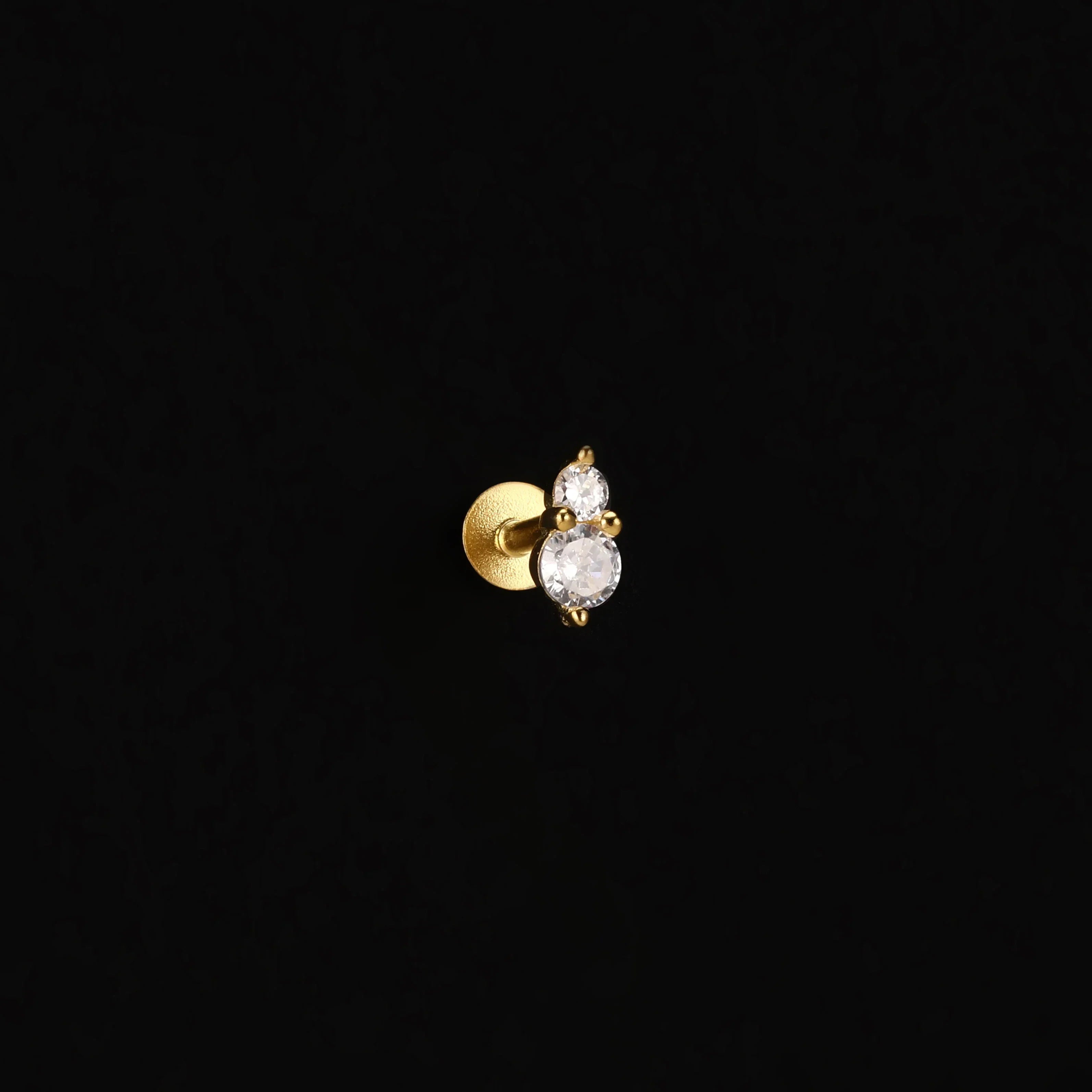 Heart Round Ball Flat Helix Piercing Earring 925 Sterling Silver Ear Studs Geometric Zircon Exquisite Trinket Studs Aretes