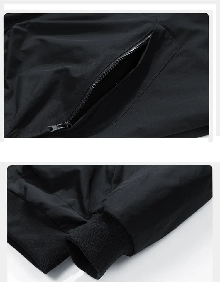 Spring Autumn Plus Size Jacket Men's Pocket Loose Fashion Brand Coat 130kg 7XL bomber jacket 5XL 6XL workwear jacket