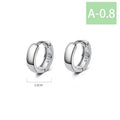 Man/Women's 925 Sterling Silver Hoop Earrings Cute Neat Gift For Girls/Boys Fine Jewelry Accessory Party Gift  DA1417