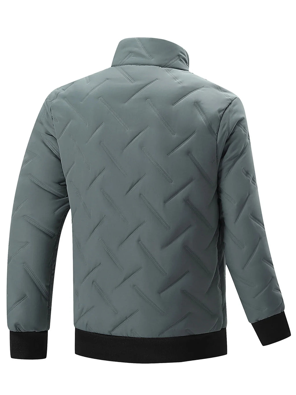 Men's Casual Stand-Up Collar Winter Jacket, Autumn and Winter Style Coat, Windproof, Cold-Proof, and Warm Top
