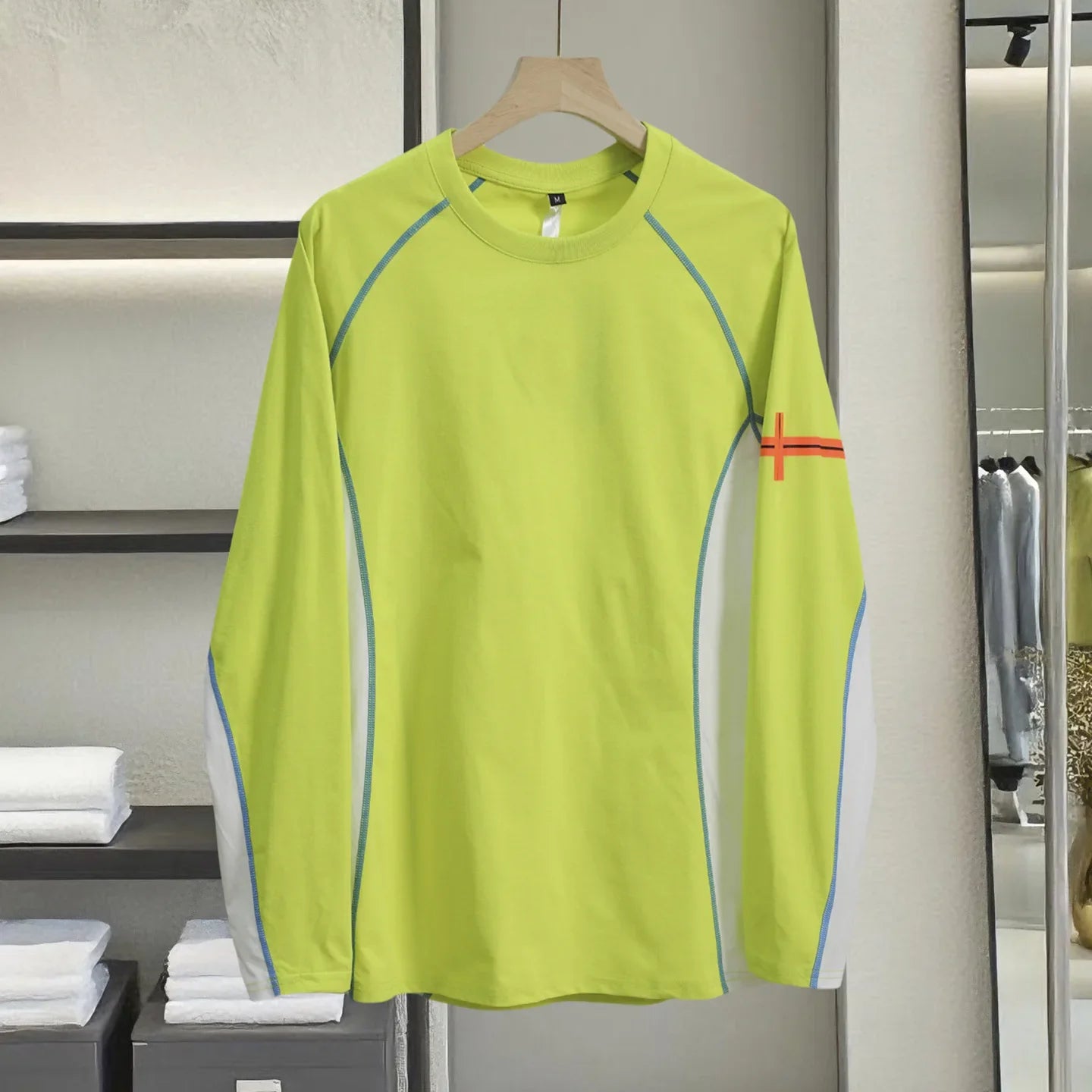 Men's Long Sleeve Shirt, UPF 50+ Sun Protection & Lasting Antibacterial (150 Washes), Quick-Dry Breathable
