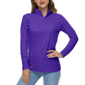 UPF50+ Quick Dry Long Sleeve Performance T-Shirts Womens Sun Protection Running Hiking Fishing Tee Shirts Tops Outdoor