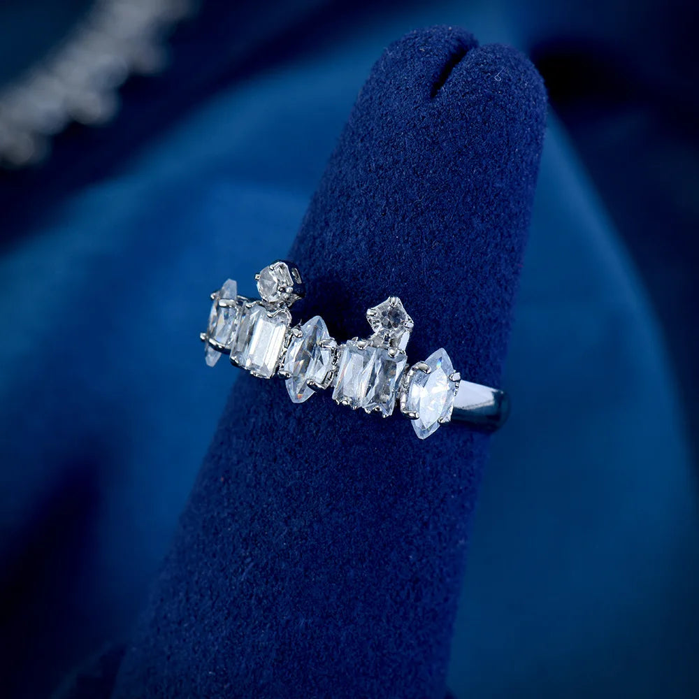 2026 New 4-Piece Bridal Wedding Jewelry Set Cubic Zirconia Women's Wedding Party Accessories for Dubai Saudi Arabia
