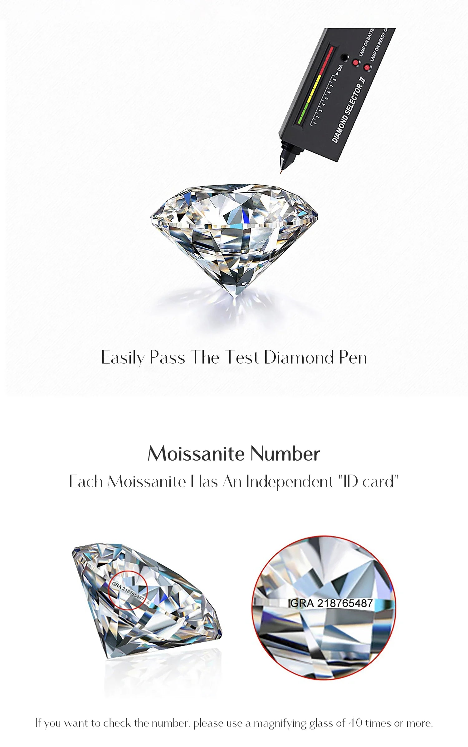 6 Styles D Color Geometric Moissanite Necklaces 925 Sterling Silver Dazzling Pendant Necklace For Women Fine Jewelry