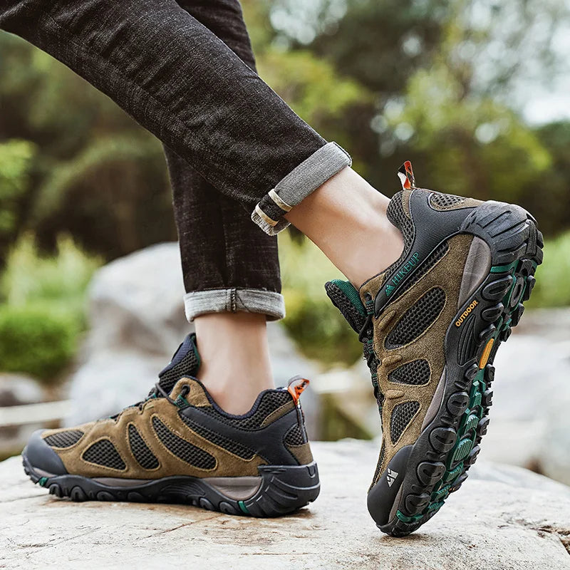 Men Shoes Breathable Splashproof Outdoor Hiking Shoes Mountain Climbing Sport Men Hunting Trekking Sneaker