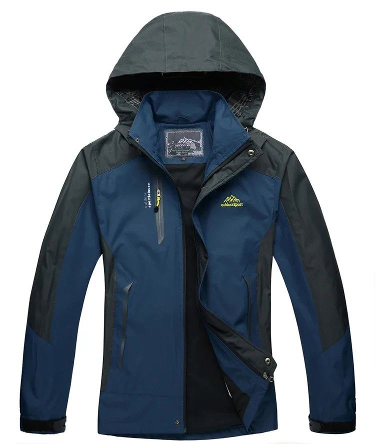 Men Autumn Jacket Outdoor Sports Hiking Coats Camping Hooded Windproof Water Resistant Rain Fishing Traveling Cloethes