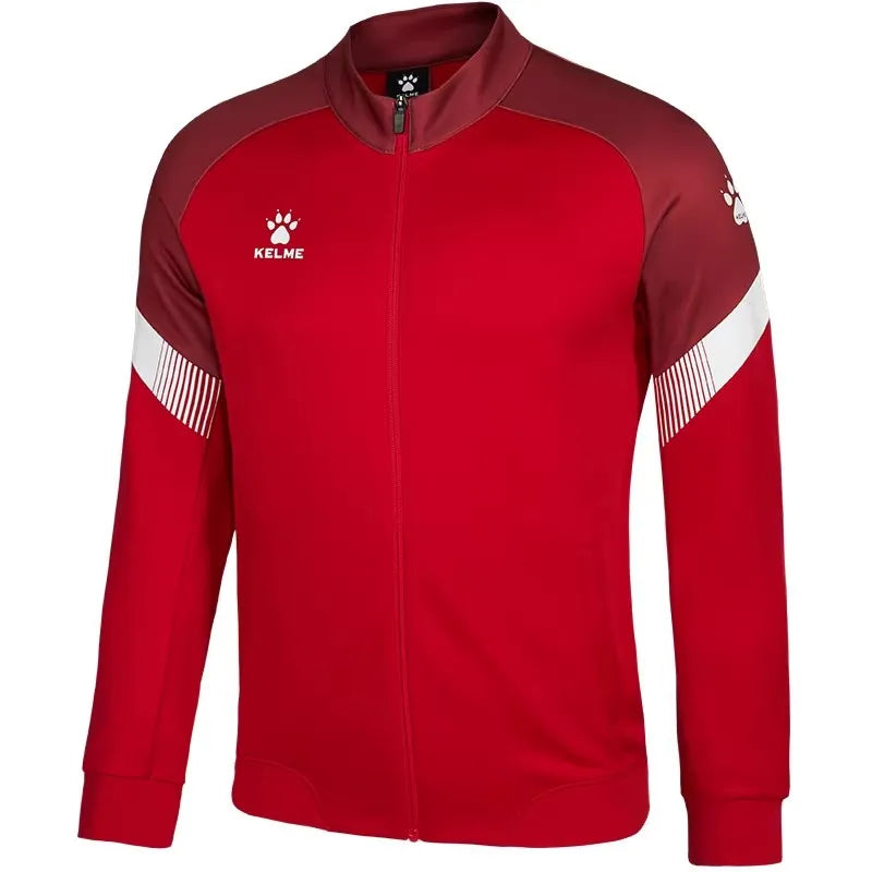Sports Coat China League One Player's Edition Men's Football Training Knitted Jacket Playoff Coat Running Top