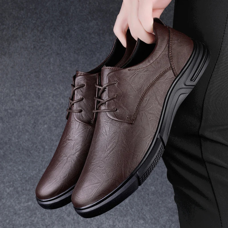Casual Fashion Sports Shoes Social Elegance Trendy Footwear Spring Autumn Flat Formal Leather Shoes Men Business Oxfords Shoes