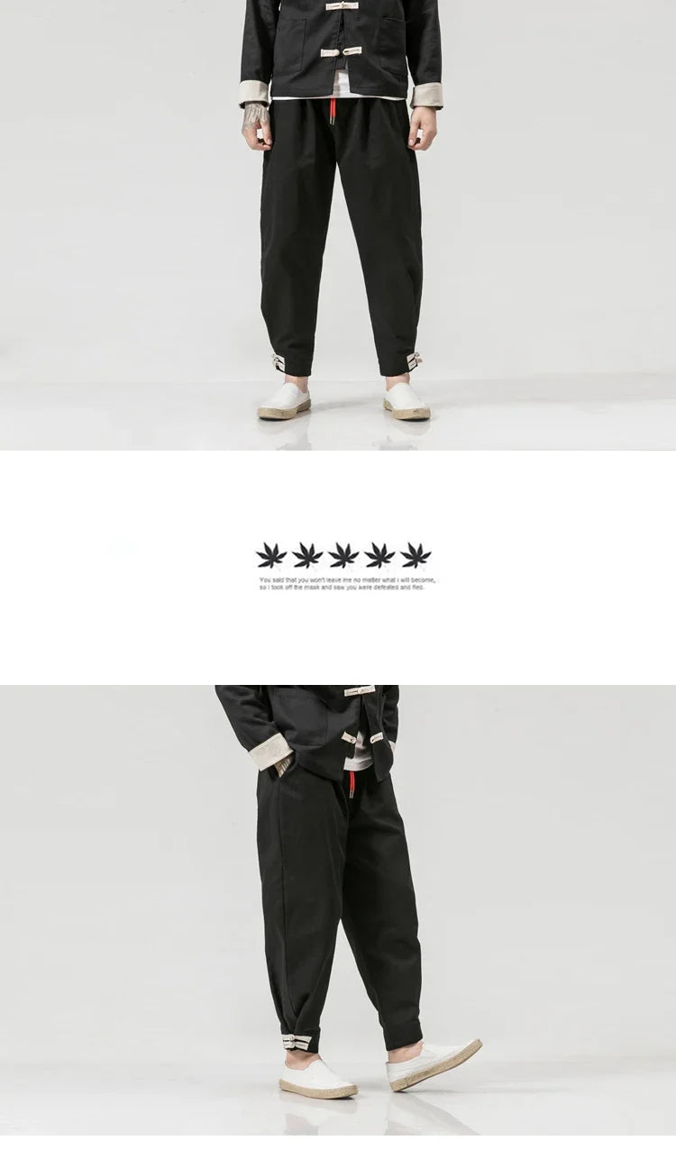 Kung Fu Coat Man Chinese Traditional Retro Autmn Long Sleeve Tang Suit Mandarin Collar Buckle Jacket Men Oriental Cotton Shirt