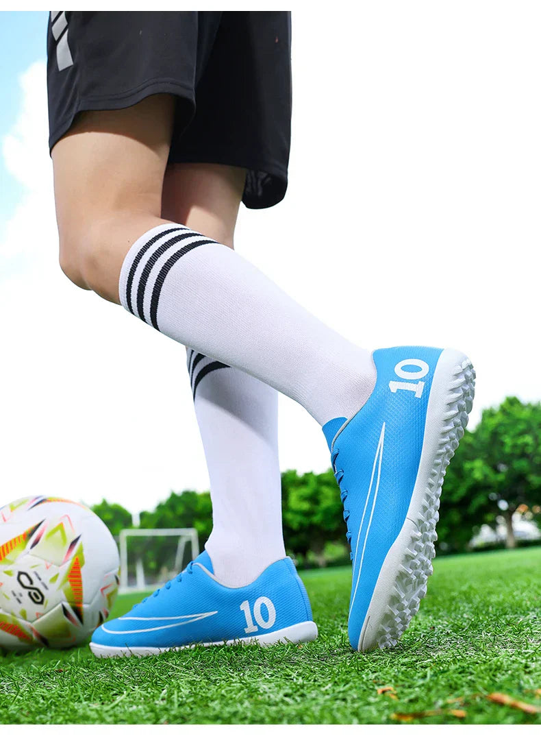 New Men Football Boots Sport Breathable Grass Professional Soccer Shoes High-quality Training Hot-selling Kids Unisex Students