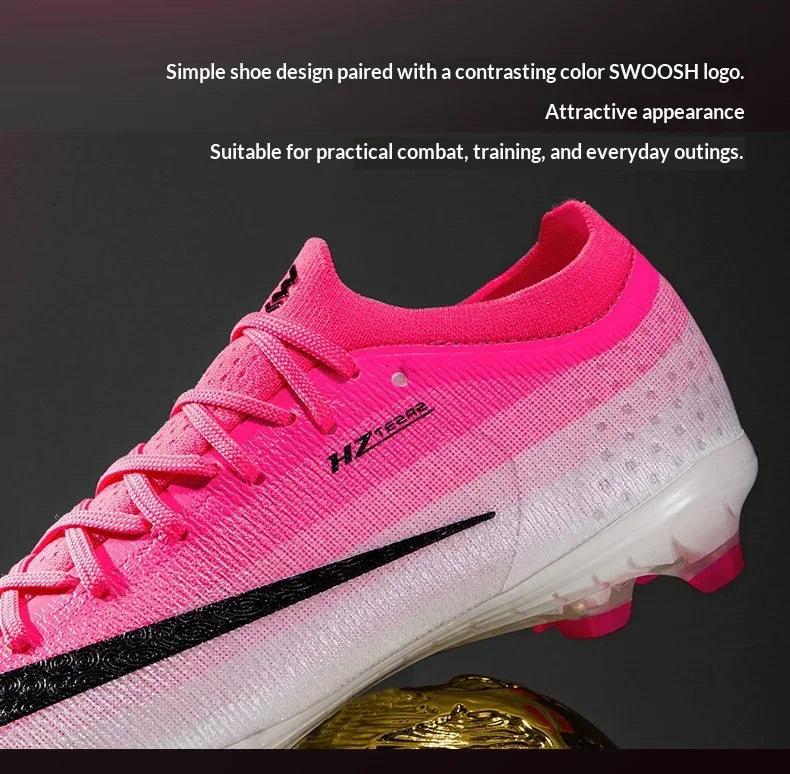 New Men Soccer Shoes Futsal Cleats Ultralight Hot Sale Football Boots Unisex High-quality Women Professional TF/FG Sneakers
