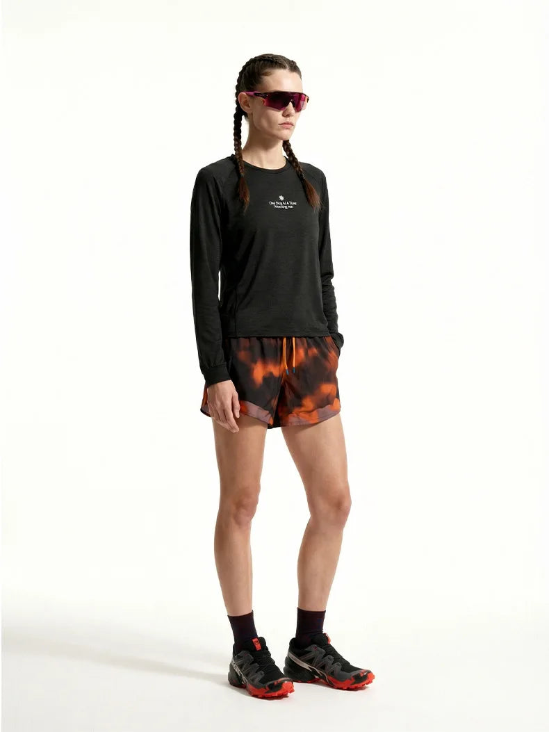 Men's Long Sleeve Quick Dry Sports T-Shirt Moisture Wicking Gym Fitness Top Outdoor Running Hiking Activewear Workout Tee