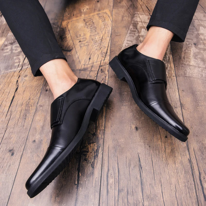 Men Oxfords Shoes Genuine Leather Luxury Men Dress Shoes Lace Up British Business Casual Shoes Men Wedding Shoes Chaussure Homme