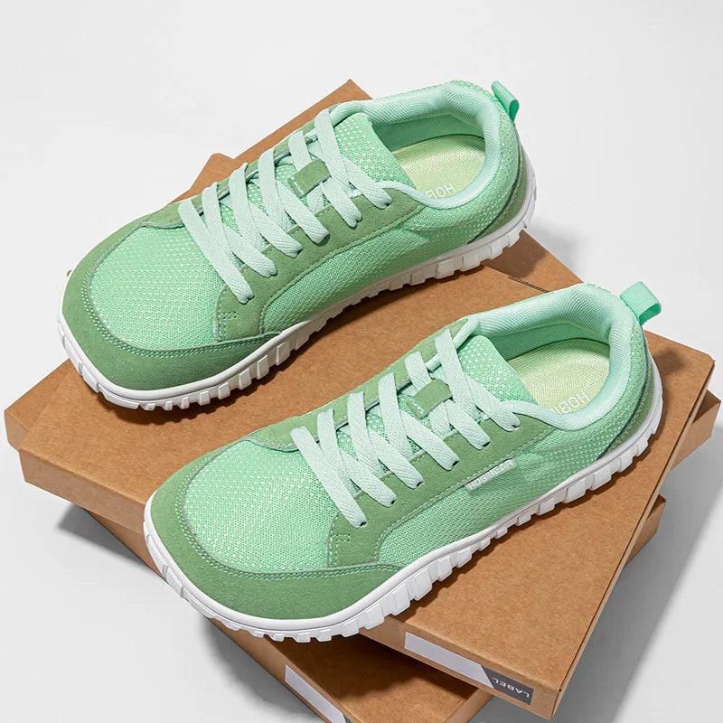 Mens Womens Walking Shoes Wide Toe Comfortable Casual Running Sneakers Lace Up Mesh Lightweight Shoes