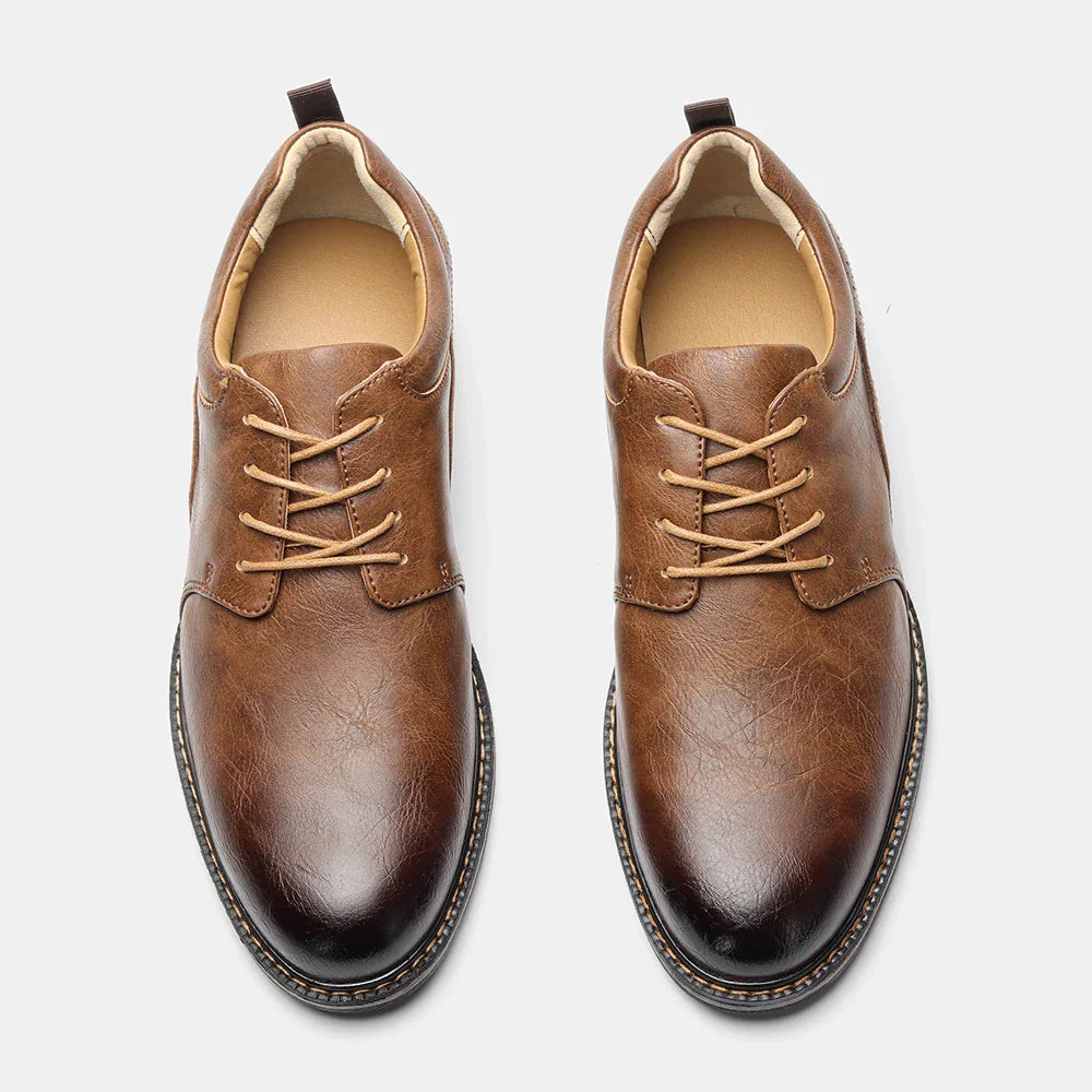 40-46 Size Men's Casual Leather Shoes Comfortable Fashion Brand 2025 Trendy Footwear