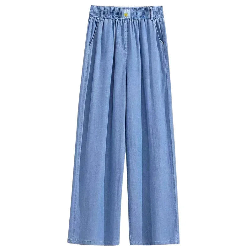 Women's Summer Trendy Brand Thin Wide Leg Pants