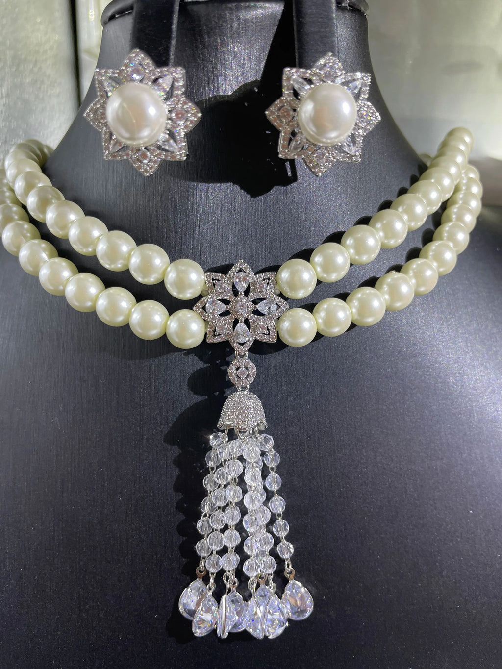 Nigeria 2pcs Bridal Zirconia Jewelry Sets For Women Party, Luxury Dubai Nigeria CZ Crystal Wedding Jewelry Sets