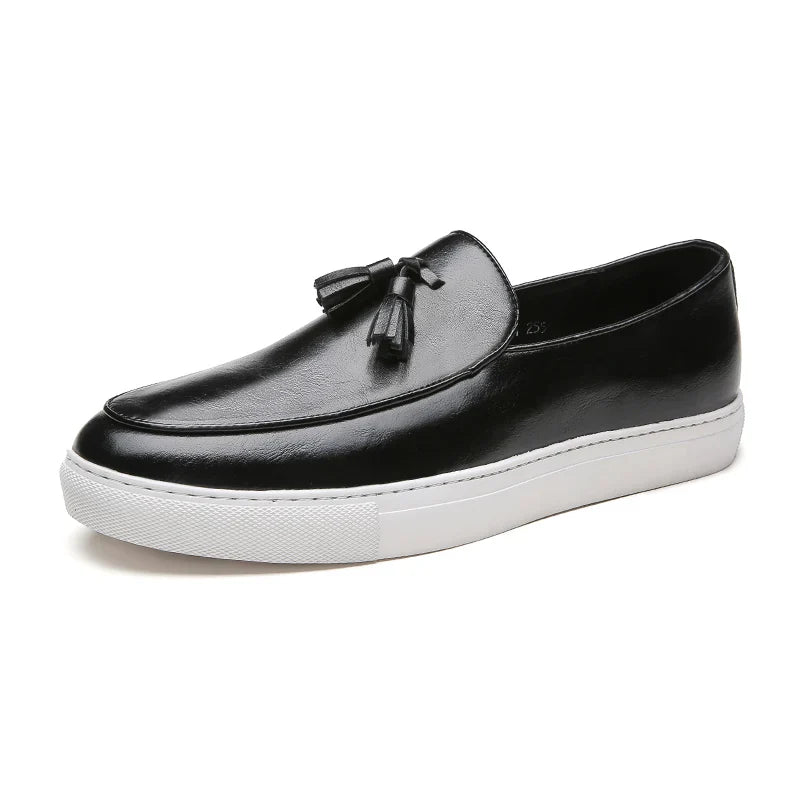 Zapatos De Hombre Loafers Men's Tassel Slip-On Comfortable Men Leather Shoes Casual Shoes Fashion Oxford Shoes Large Size 38-47