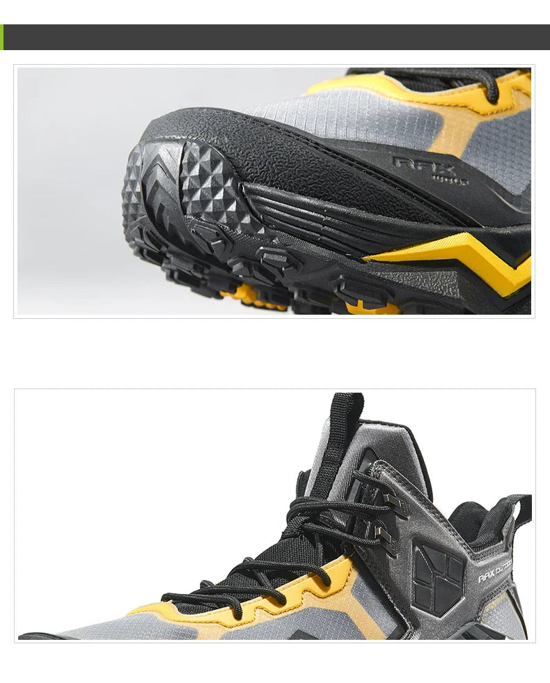 Men  Waterproof Hiking Shoes Breathable Hiking Boots Outdoor Trekking Boots Sports Sneakers Tactical Shoes