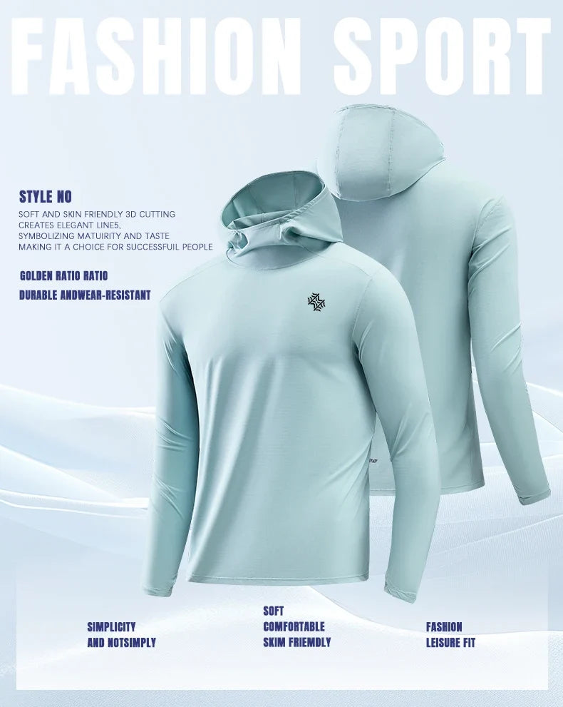 High-quality Men/Women Long-sleeved Outdoor and Indoor Sports and Fitness Breathable Hoodies for Both Tops