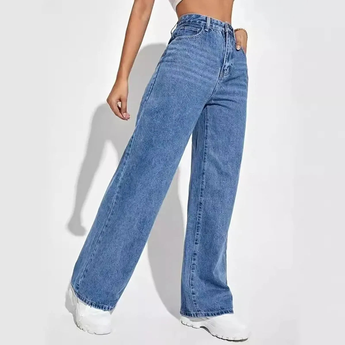 Women y2k High street baggy straight pants