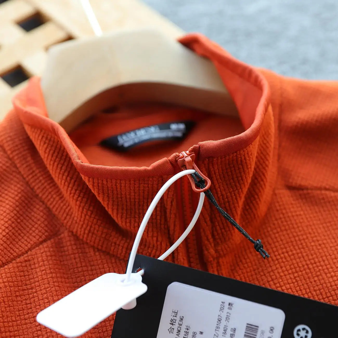 Outdoor Lightweight Fleece Sweatshirt Jacket Men's Zipper Closure Stand Collar Technical Fabric Comfortable Youth Fashion