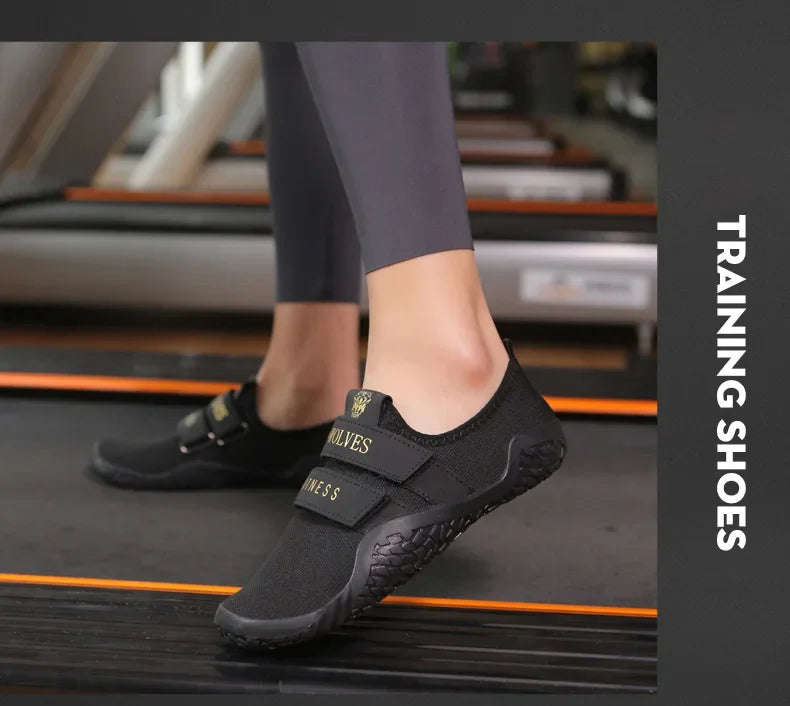 Deadlift Shoes Weight Lifting Shoes for Men Women Weightlifting Squat Shoes Fitness Cross-Trainer Barefoot Gym Training Sneakers