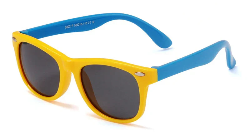Classic Kids Silicone Sunglasses UV400 Eyewear for Boys Girls TR90 Goggles Children Sunglasses UV Protection Kids Eyewear