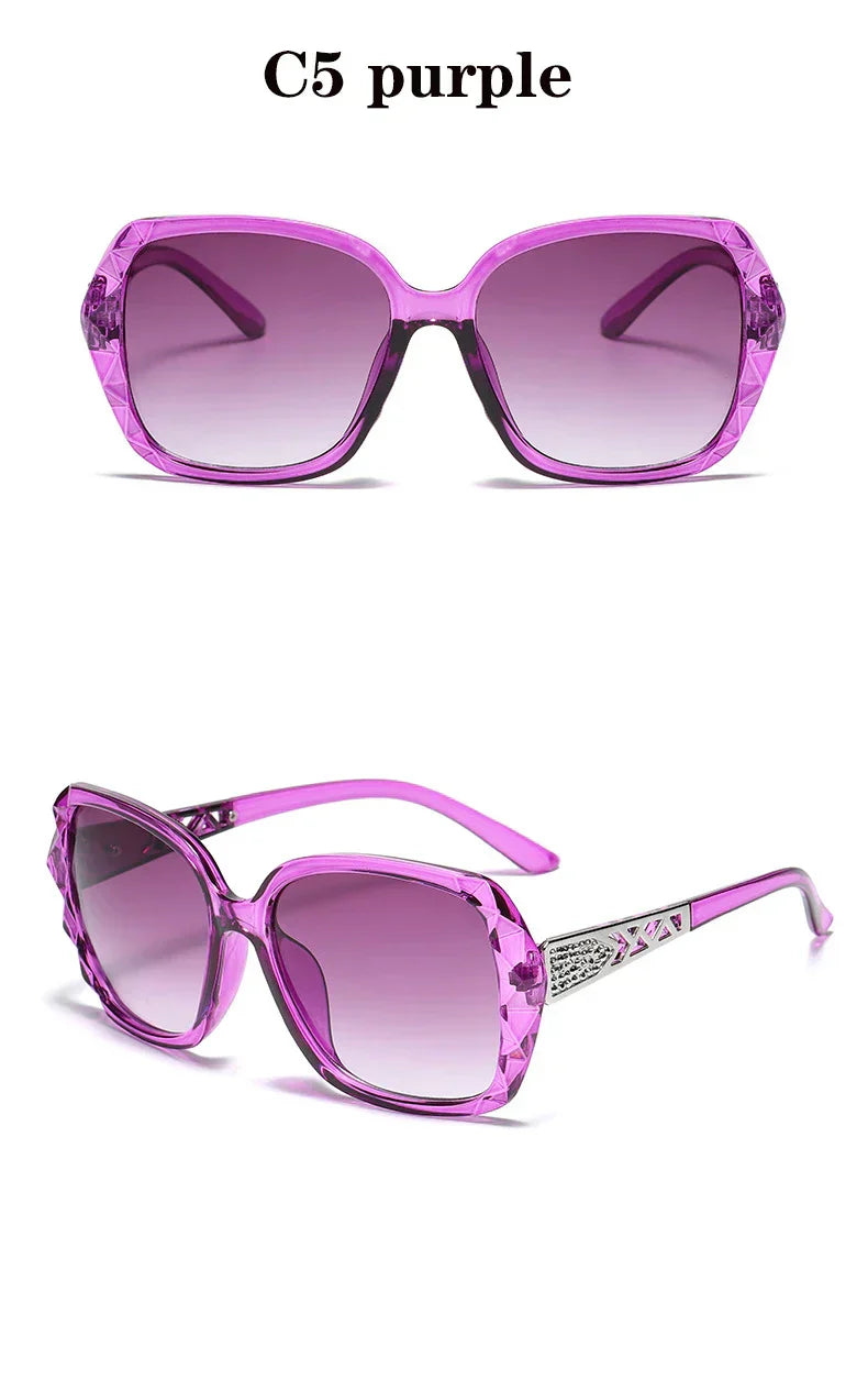 New 2022 big box polarized sunglasses han edition tide female uv web celebrity sunglasses driving round glasses female