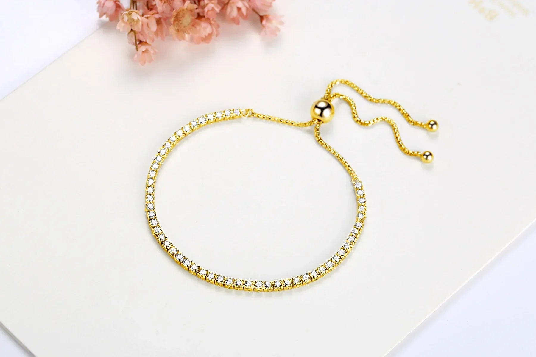 Full 2mm Moissanite Diamond Tennis Bracelet for Woman Man Certified s925 Silver Plated 18K Adjustable Link Chain Bracelets