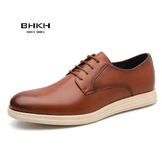 Male Sneakers Autumn/Winter traf Leather Men Casual Shoes Business Work Office Lace-up Dress shoes For Men Size47
