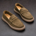 Italian Genuine Leather Men's Casual Shoes Fashion Business Loafers for Men Formal Shoes Designer Moccasins Lightweight Driving
