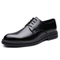 Men's Formal Leather Shoes Lace Up Breathable Non-slip Rubber Sole Lightweight Comfortable Dress Shoes Office & Special Occasion
