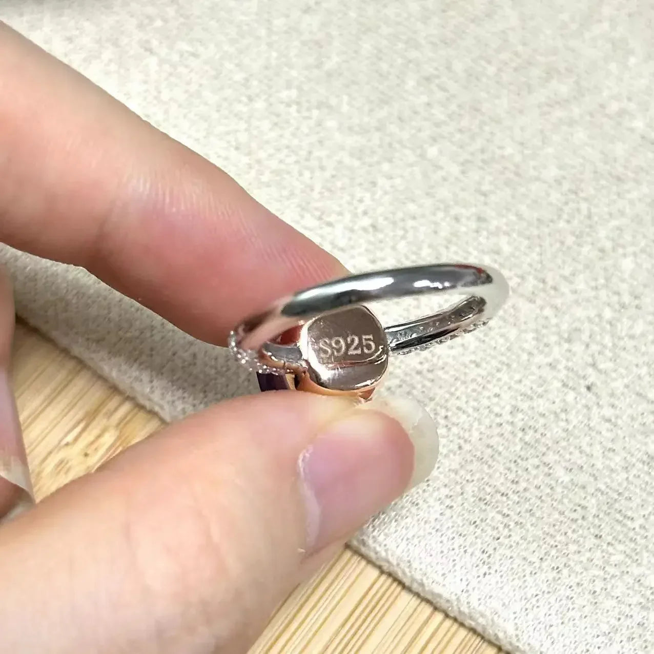 10.6mm S925 Ring Silver Rose Gold Metal 32 Colors Candy Style Zircon Crystal Ring for Women Fine Jewelry Party Gift Trendy Ring