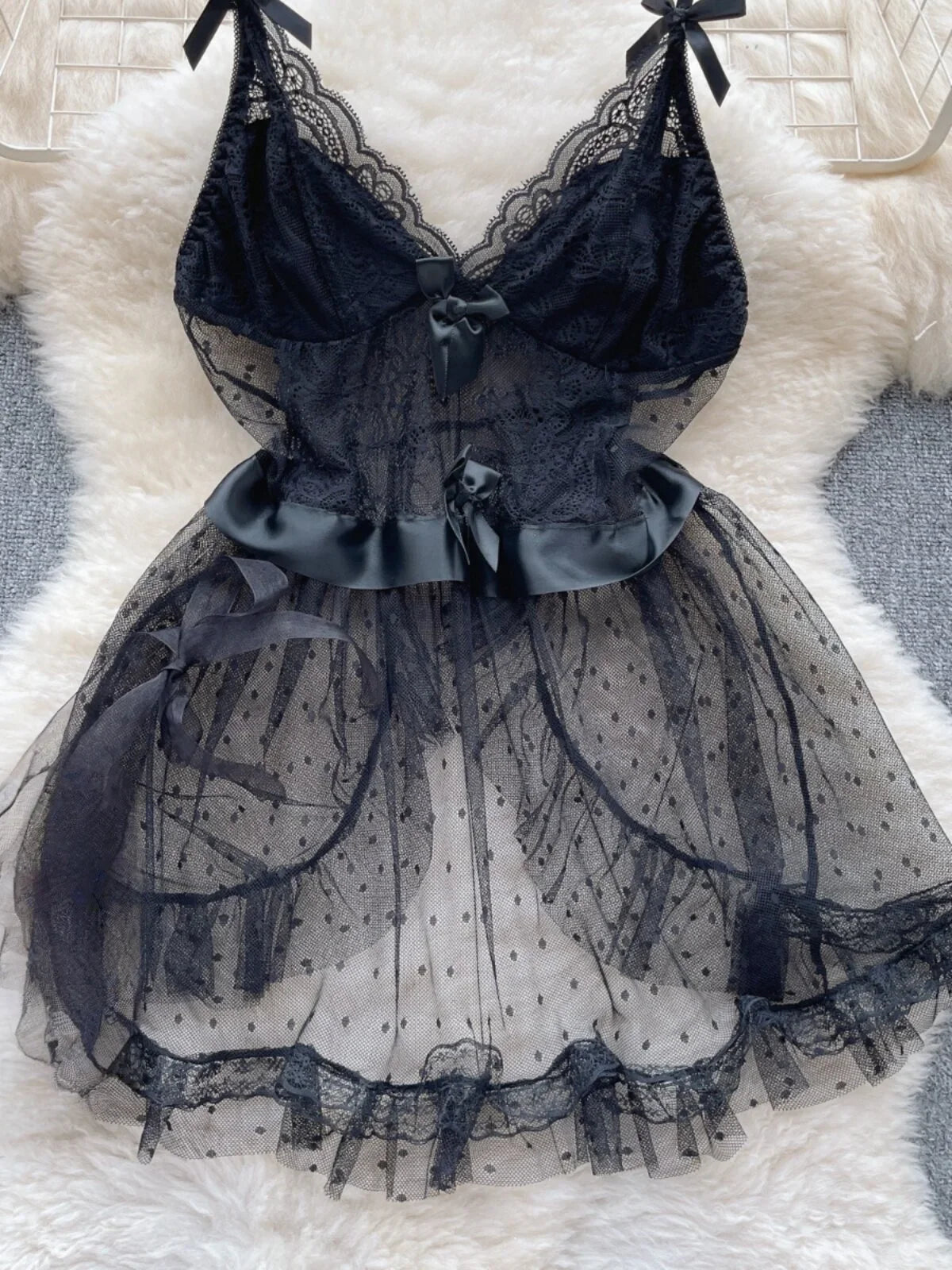 Woman Plus Size Sexy V-Neck Strap Dress Lace Trim Slim Short Dress Women Fashion Comfortable Dress Party Hotsweet