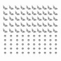 100pcs/lot Stainless Steel Gold Color Connector Clasp Crimp End Beads Findings Kit DIY Bracelet Necklace Jewelry Making Supplies