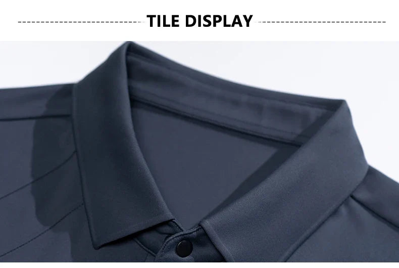 Autumn and Winter Fashion Golf Outdoor Sports Long Sleeve Stand Collar T-Shirt Running Fitness Breathable Base Shirt Tops