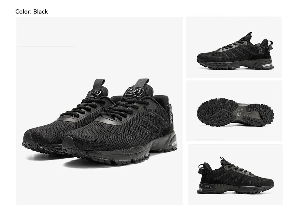 Running Shoes For Men Lightweight Sneakers Man Designer Mesh Sneaker Lace-Up Male Breathable Sports Tennis Shoe