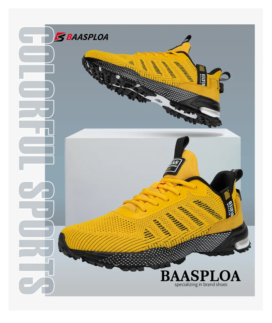 Men Running Shoes Lightweight Breathable Jogging Sport Shoes Male Lace-up Fashion Comfort Casual Sneakers Non-slip