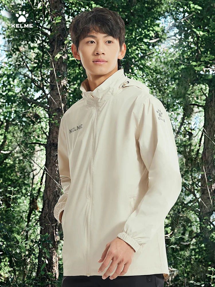 Sports Windbreaker Men's Summer Windproof Football Waterproof Running Outdoor Training Jacket Punch