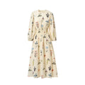 SS26 Women Smock Floral Dress Sweet Style