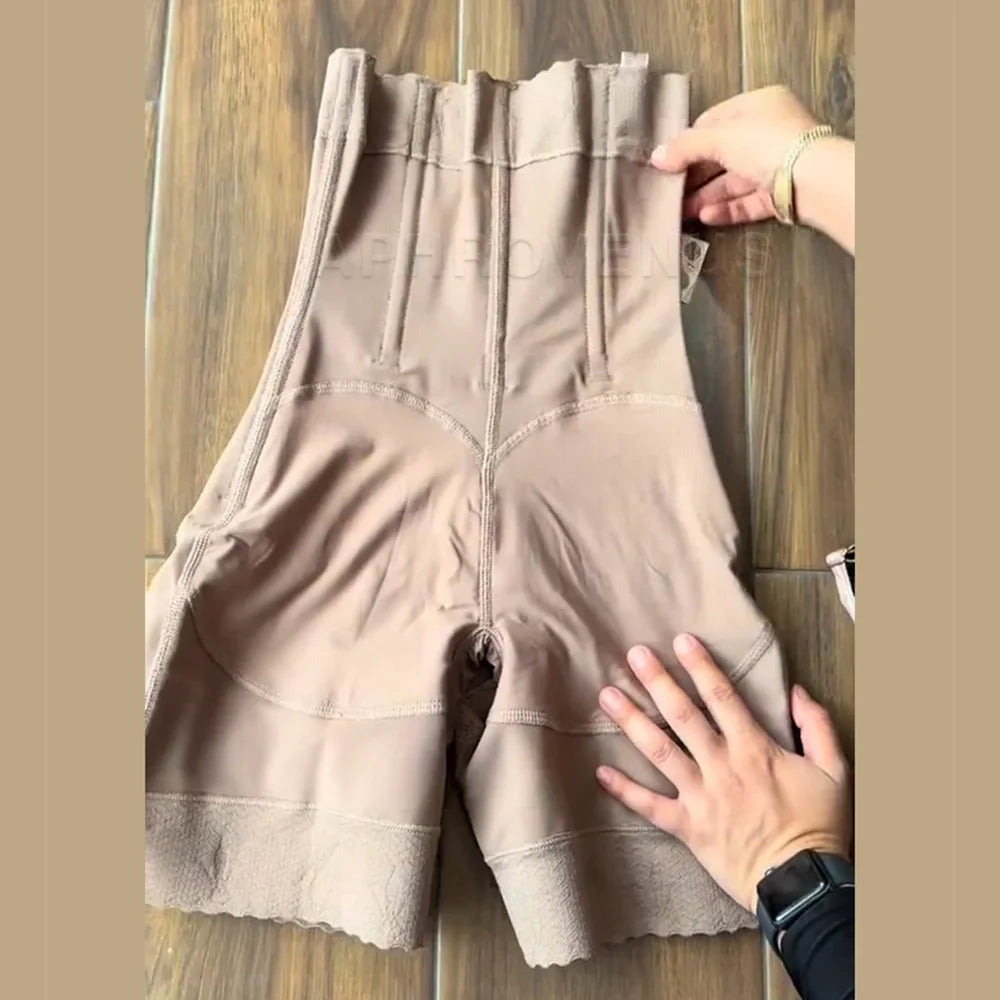 Fajas Colombianas High Compression Body Shaper with Bones Slimming Waist Trainer Shapewear Post Surgery Butt Lifter Shaper