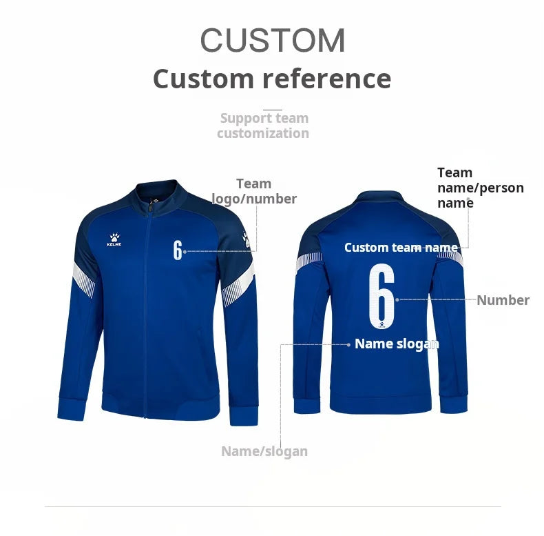 Sports Coat China League One Player's Edition Men's Football Training Knitted Jacket Playoff Coat Running Top