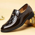Spring New Men's Business Formal Leather Shoes Solid Color Fashion Casual Shoes Male British Pointed Toe Dress Shoe Man