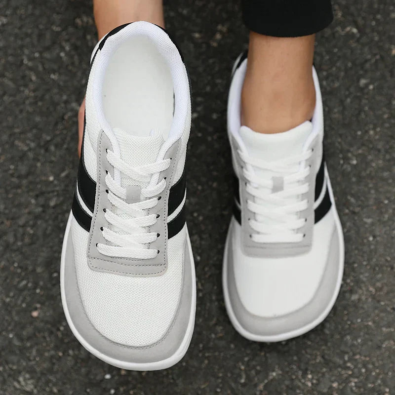 Wide Toe Men Shoes Casual Versatile Soft Sole Wide Last Shoes Walking Sneakers Breathable Mesh Comfortable Barefoot Shoes
