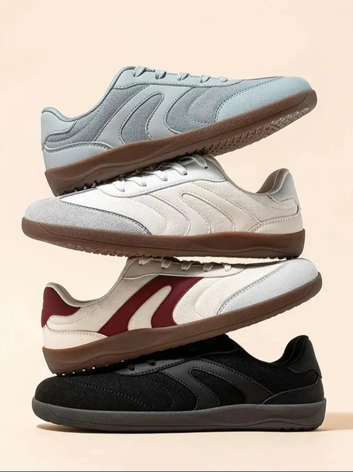 Barefoot Wide Toe Sneakers Unisex Zero Drop Minimalist Canvas Shoes Non Slip Lace Up Walking Sneaker