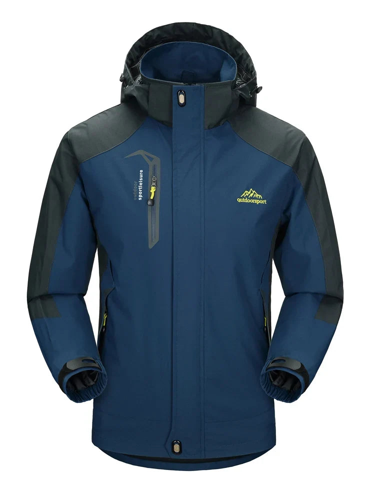 Men Autumn Jacket Camping Hiking Trekking Windbreaker Waterproof With Hood Spring Outdoor Sports Travel Climbing Coats