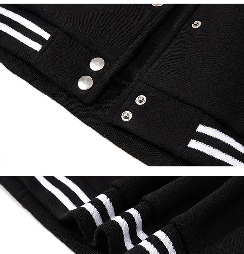 Jesus Saved My Life Letter Graphic Men'S Jackets Preppy Style Baseball Uniforms Casual S-5Xl High Street Motion Clothing